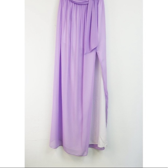 Majorelle Andromeda Ruched Halter Cut Out Gown - Picture 5 of 9